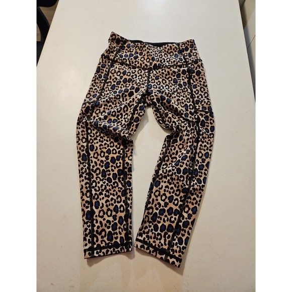 Victoria's Secret Pants - Victoria's Sport Knockout Cheetah Print Cari Legging Pockets Size Small (A1181